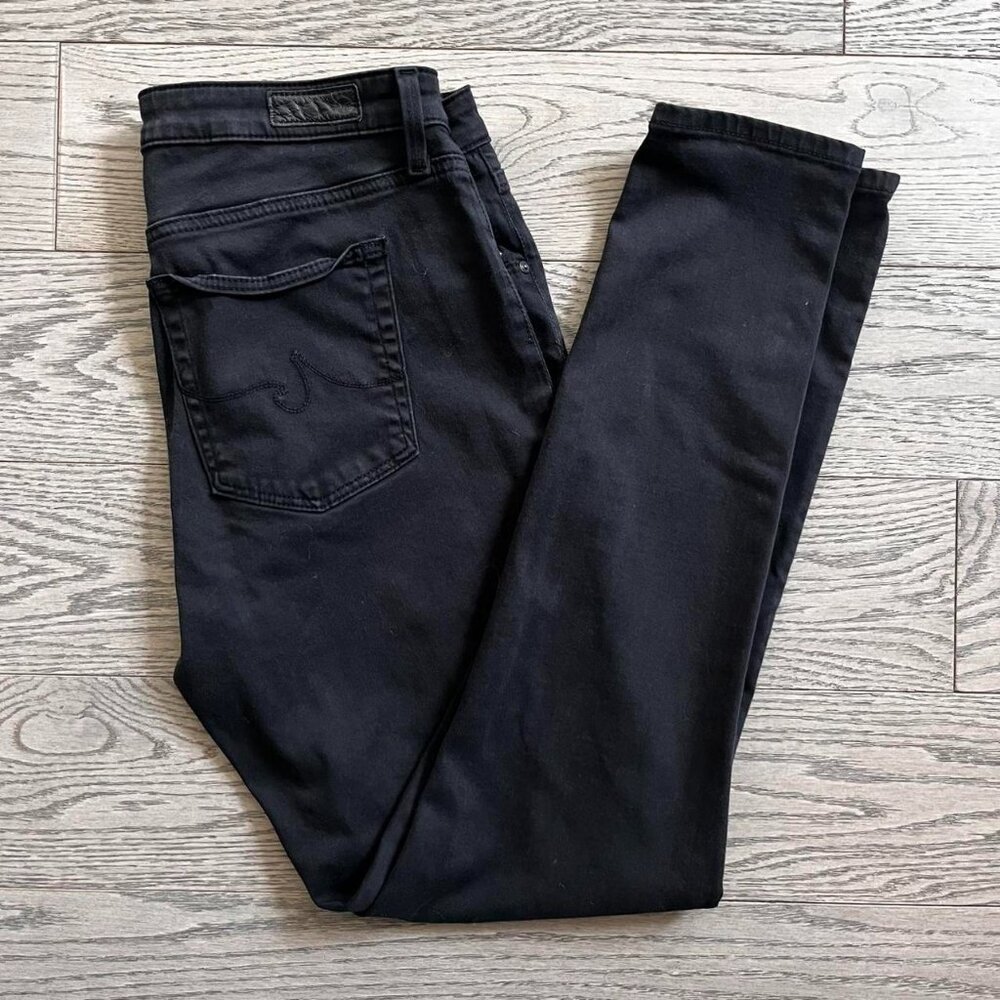 Anthropologie Black high rise super skinny jeans